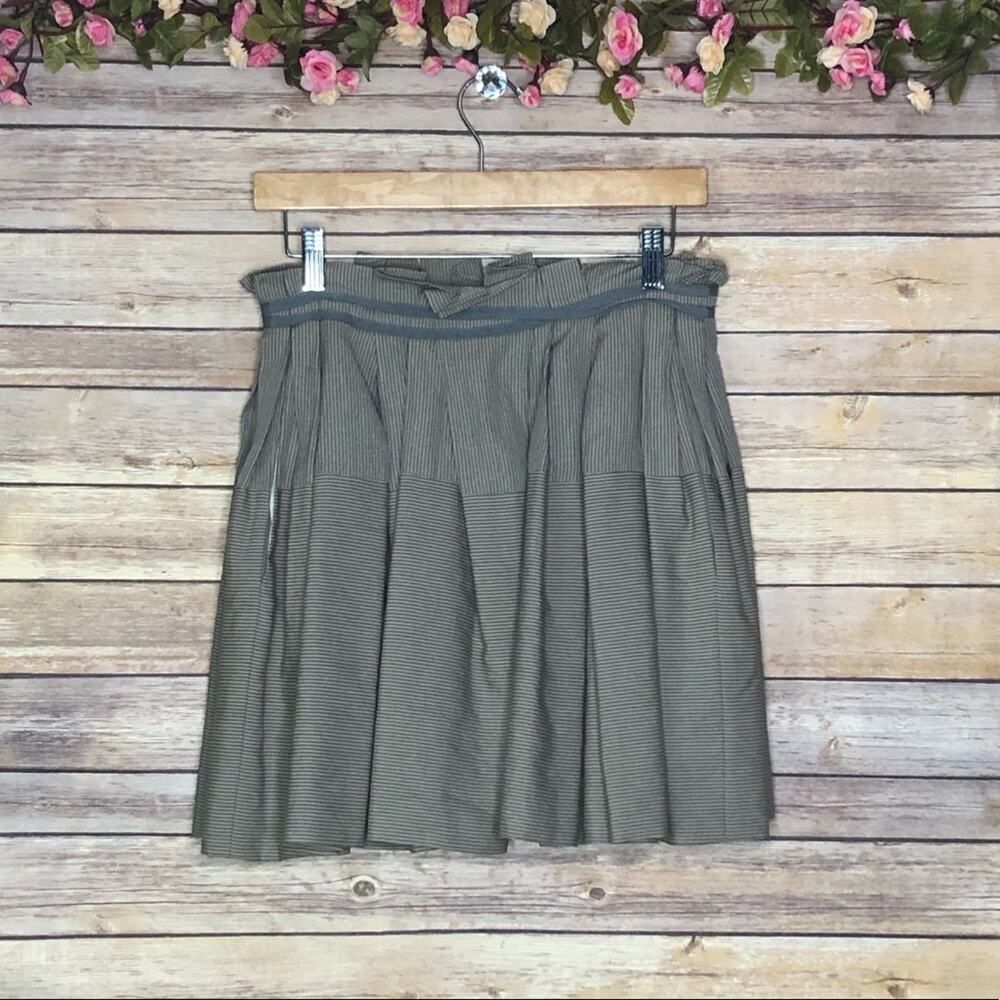 3.1 Phillip Lim Stripes Paper Bag Waist Skirt